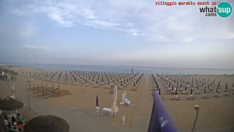 The beach Livecam Villaggio Mare Blu Bibione Pineda – Italy