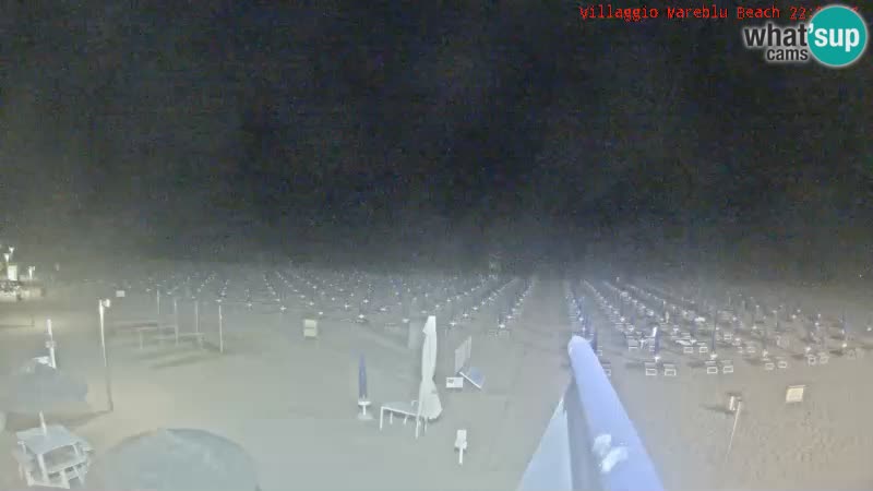 Webcam en direct de la plage Villaggio Mare Blu Bibione Pineda – Italie