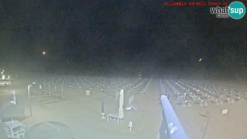 Webcam en direct de la plage Villaggio Mare Blu Bibione Pineda – Italie