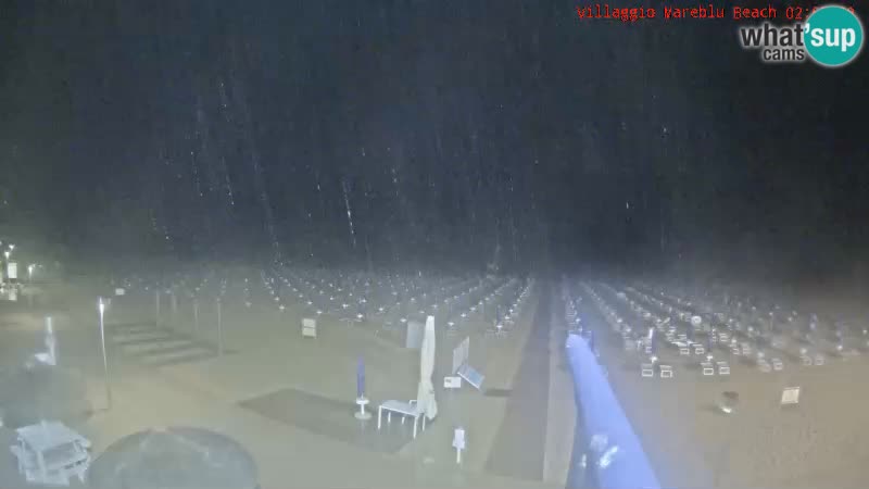 Webcam en direct de la plage Villaggio Mare Blu Bibione Pineda – Italie