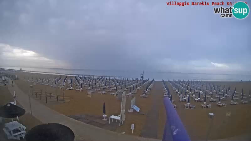 Der Strand Villaggio Mare Blu webcam Bibione Pineda – Italien