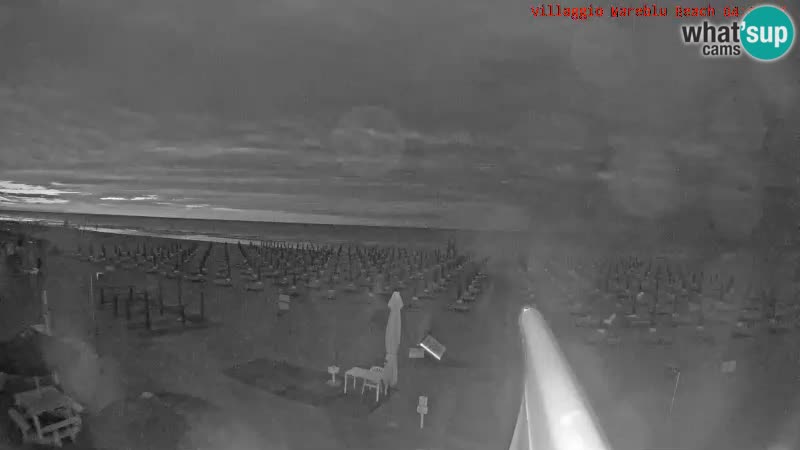 Spiaggia Webcam Villaggio Mare Blu Bibione Pineda