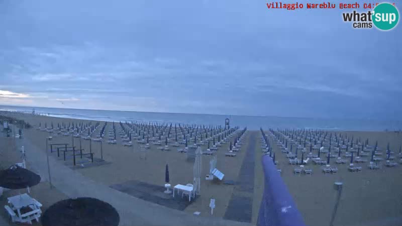 Spiaggia Webcam Villaggio Mare Blu Bibione Pineda