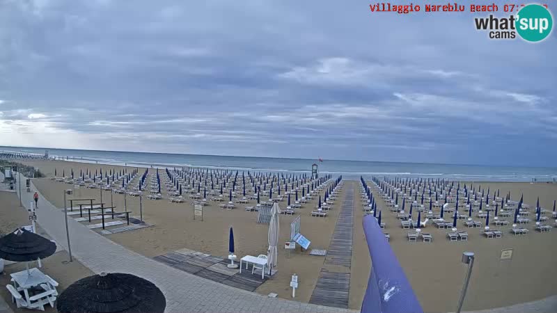 Der Strand Villaggio Mare Blu webcam Bibione Pineda – Italien