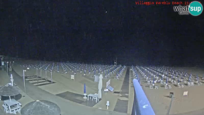 Web kamera uživo na plaži Villaggio Mare Blu Bibione Pineda – Italija