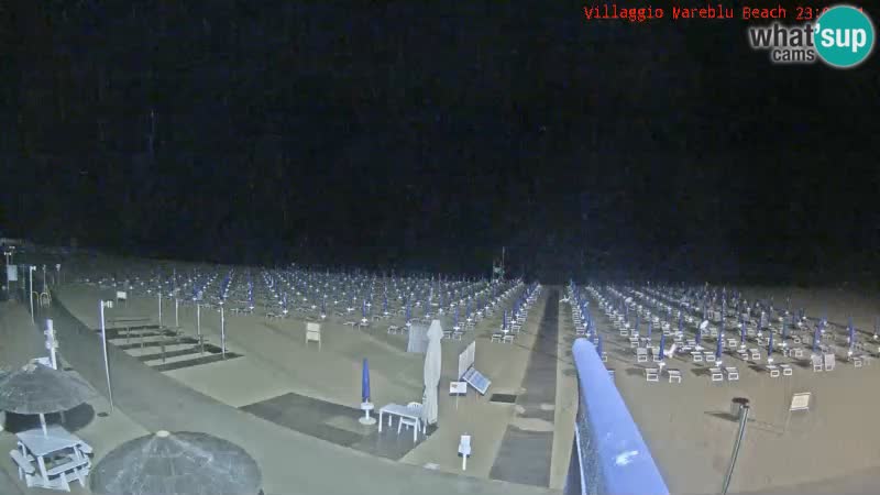 Webcam en direct de la plage Villaggio Mare Blu Bibione Pineda – Italie