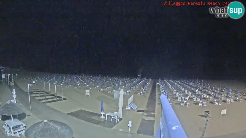 Webcam en direct de la plage Villaggio Mare Blu Bibione Pineda – Italie