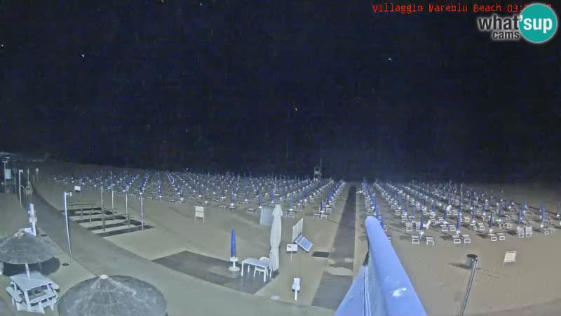 The beach Livecam Villaggio Mare Blu Bibione Pineda – Italy