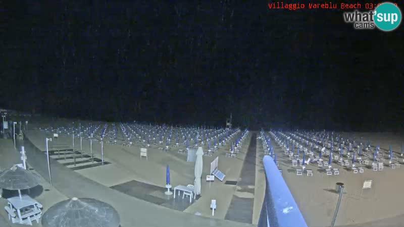 Playa webcam en vivo Villaggio Mare Blu Bibione Pineda – Italia