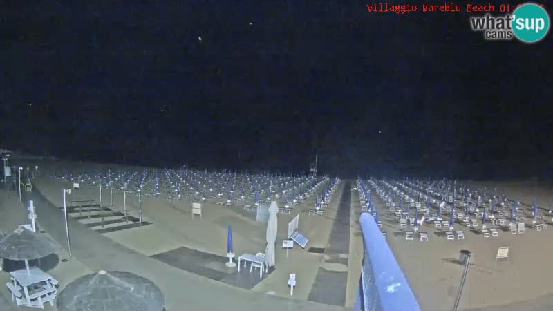 Web kamera uživo na plaži Villaggio Mare Blu Bibione Pineda – Italija