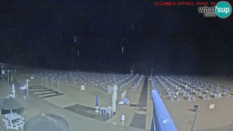 Playa webcam en vivo Villaggio Mare Blu Bibione Pineda – Italia