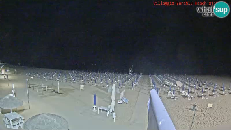 The beach Livecam Villaggio Mare Blu Bibione Pineda – Italy