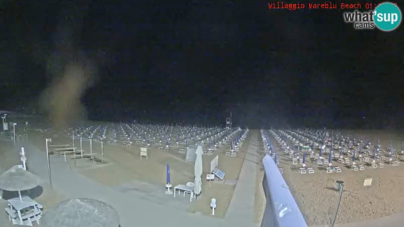 Spiaggia Webcam Villaggio Mare Blu Bibione Pineda