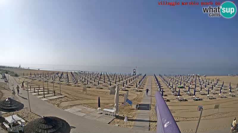 The beach Livecam Villaggio Mare Blu Bibione Pineda – Italy