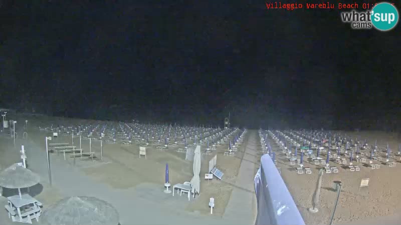 Spiaggia Webcam Villaggio Mare Blu Bibione Pineda