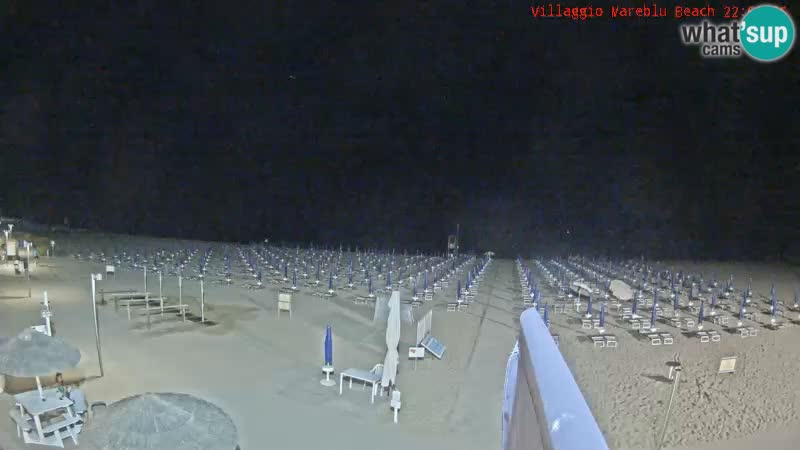 Web kamera uživo na plaži Villaggio Mare Blu Bibione Pineda – Italija