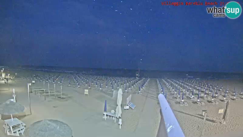 The beach Livecam Villaggio Mare Blu Bibione Pineda – Italy