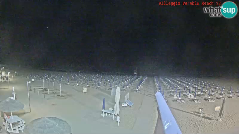 The beach Livecam Villaggio Mare Blu Bibione Pineda – Italy