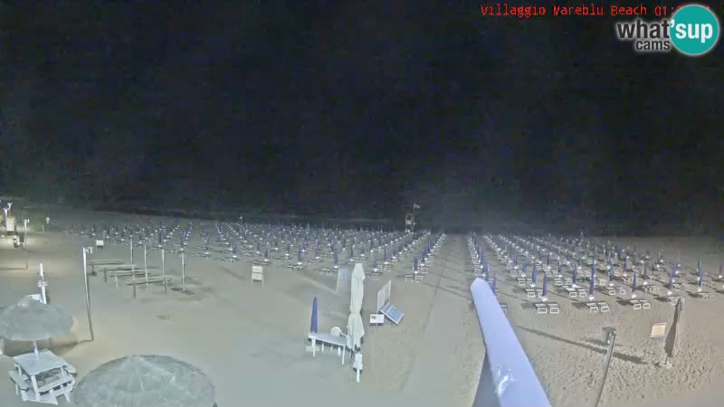 The beach Livecam Villaggio Mare Blu Bibione Pineda – Italy
