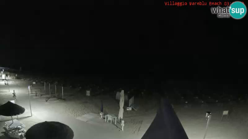 Spletna kamera na plaži v živo Villaggio Mare Blu Bibione Pineda – Italija