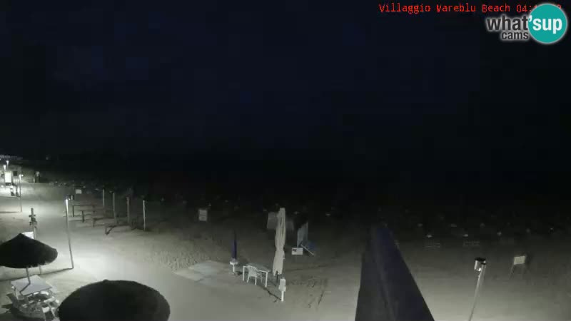 Spletna kamera na plaži v živo Villaggio Mare Blu Bibione Pineda – Italija