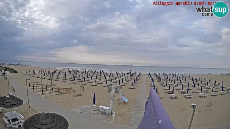 Der Strand Villaggio Mare Blu webcam Bibione Pineda – Italien