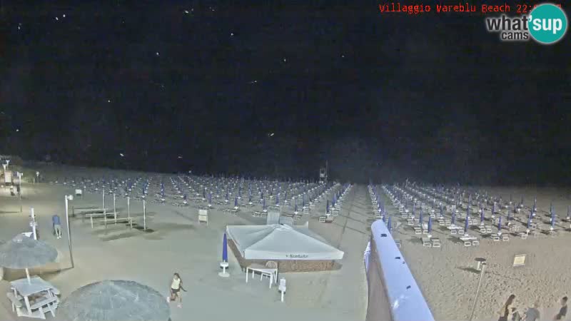 The beach Livecam Villaggio Mare Blu Bibione Pineda – Italy