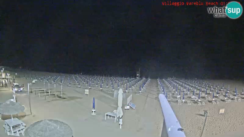 The beach Livecam Villaggio Mare Blu Bibione Pineda – Italy