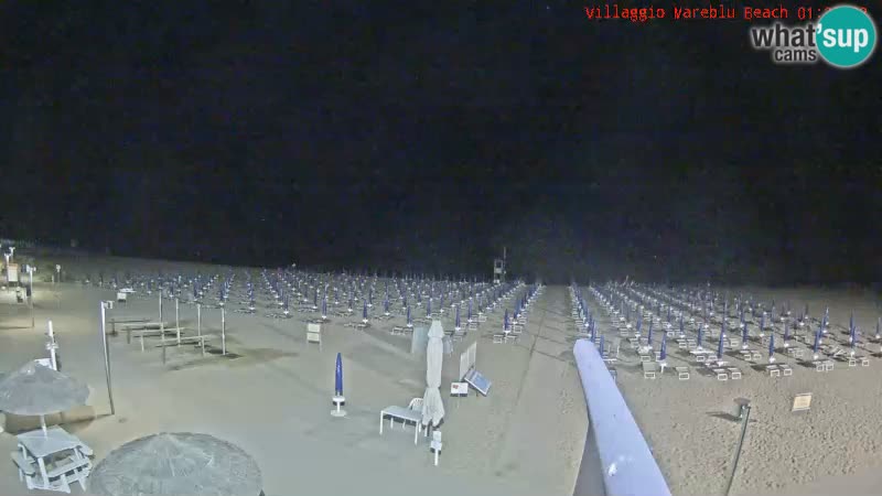 The beach Livecam Villaggio Mare Blu Bibione Pineda – Italy