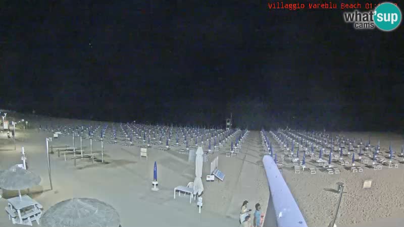 The beach Livecam Villaggio Mare Blu Bibione Pineda – Italy