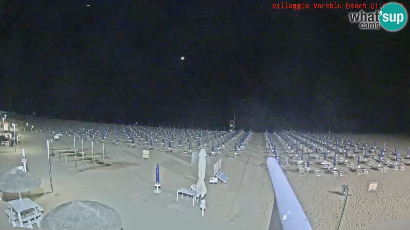 The beach Livecam Villaggio Mare Blu Bibione Pineda – Italy