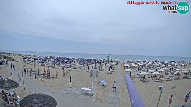 Der Strand Villaggio Mare Blu webcam Bibione Pineda – Italien