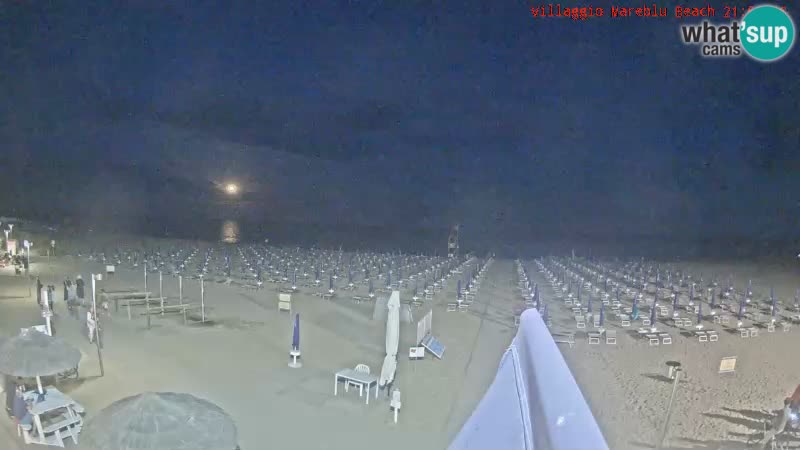 Spiaggia Webcam Villaggio Mare Blu Bibione Pineda