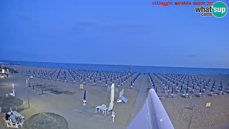Der Strand Villaggio Mare Blu webcam Bibione Pineda – Italien