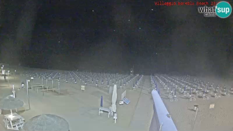 Spiaggia Webcam Villaggio Mare Blu Bibione Pineda