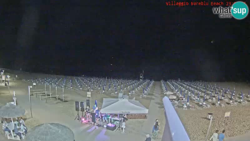 Spiaggia Webcam Villaggio Mare Blu Bibione Pineda