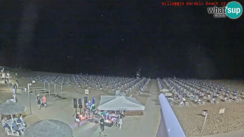 Web kamera uživo na plaži Villaggio Mare Blu Bibione Pineda – Italija