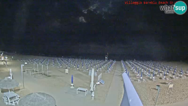 Web kamera uživo na plaži Villaggio Mare Blu Bibione Pineda – Italija