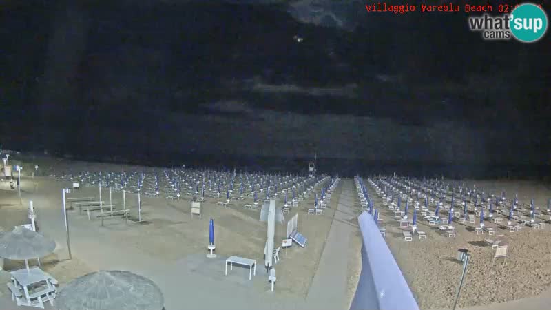 Spiaggia Webcam Villaggio Mare Blu Bibione Pineda