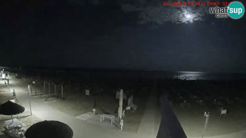 The beach Livecam Villaggio Mare Blu Bibione Pineda – Italy