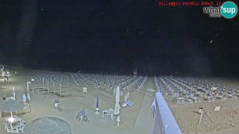 Webcam en direct de la plage Villaggio Mare Blu Bibione Pineda – Italie