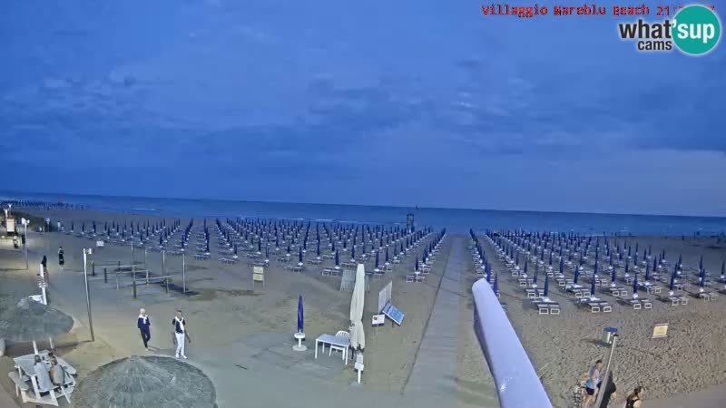 Webcam en direct de la plage Villaggio Mare Blu Bibione Pineda – Italie