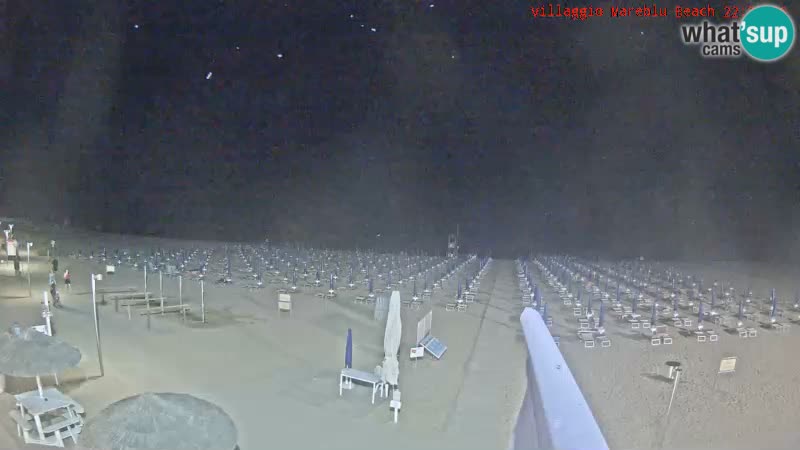 Webcam en direct de la plage Villaggio Mare Blu Bibione Pineda – Italie