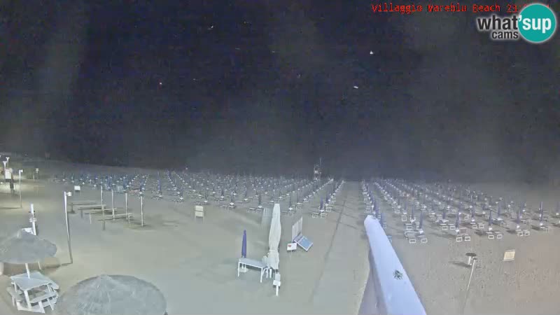 Spletna kamera na plaži v živo Villaggio Mare Blu Bibione Pineda – Italija