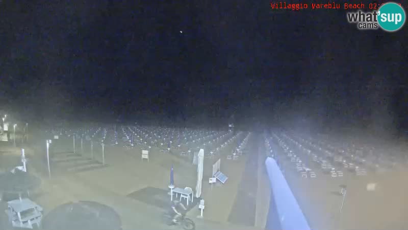 Web kamera uživo na plaži Villaggio Mare Blu Bibione Pineda – Italija
