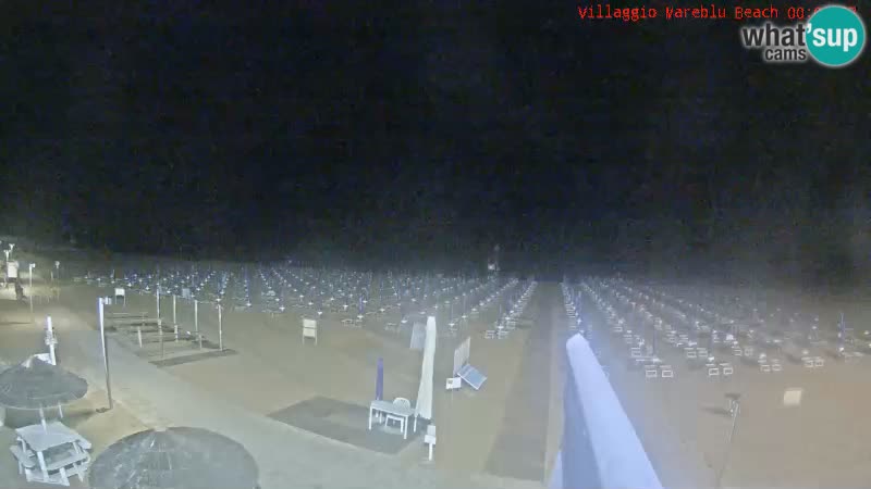 Spiaggia Webcam Villaggio Mare Blu Bibione Pineda