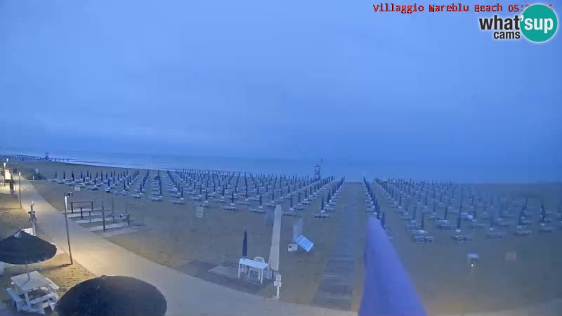 Spiaggia Webcam Villaggio Mare Blu Bibione Pineda