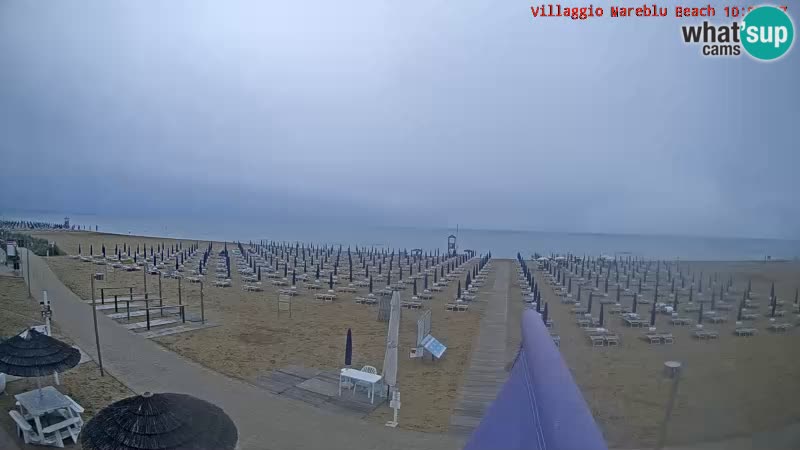 Spiaggia Webcam Villaggio Mare Blu Bibione Pineda