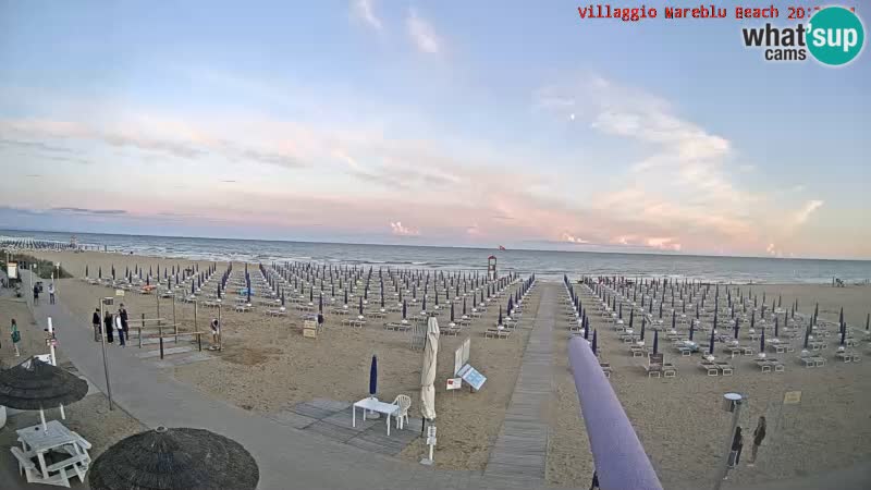 Der Strand Villaggio Mare Blu webcam Bibione Pineda – Italien