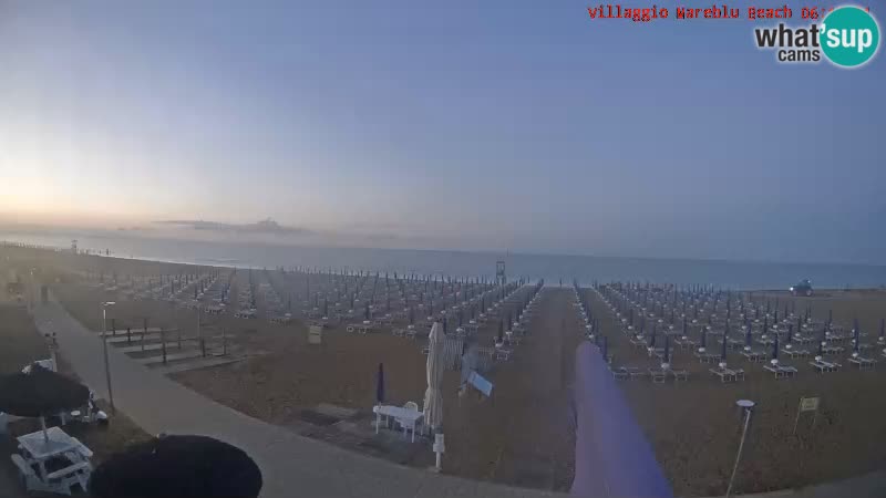 Der Strand Villaggio Mare Blu webcam Bibione Pineda – Italien